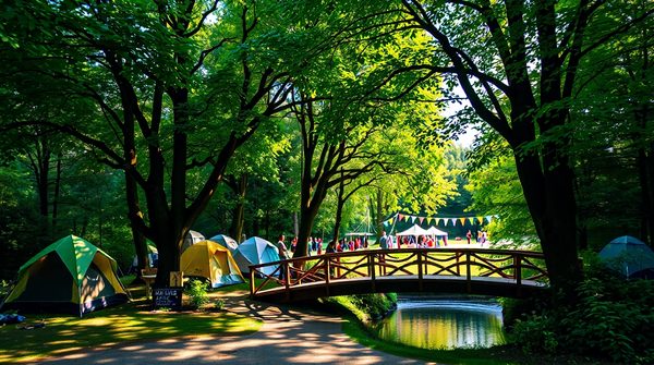 Camping grau du roi : vivez l'expérience jardins de tivoli